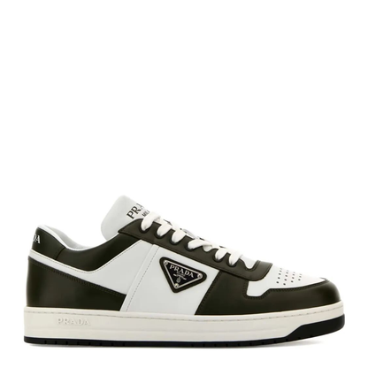 Downtown Two-Tone Leather Sneakers - Image 1