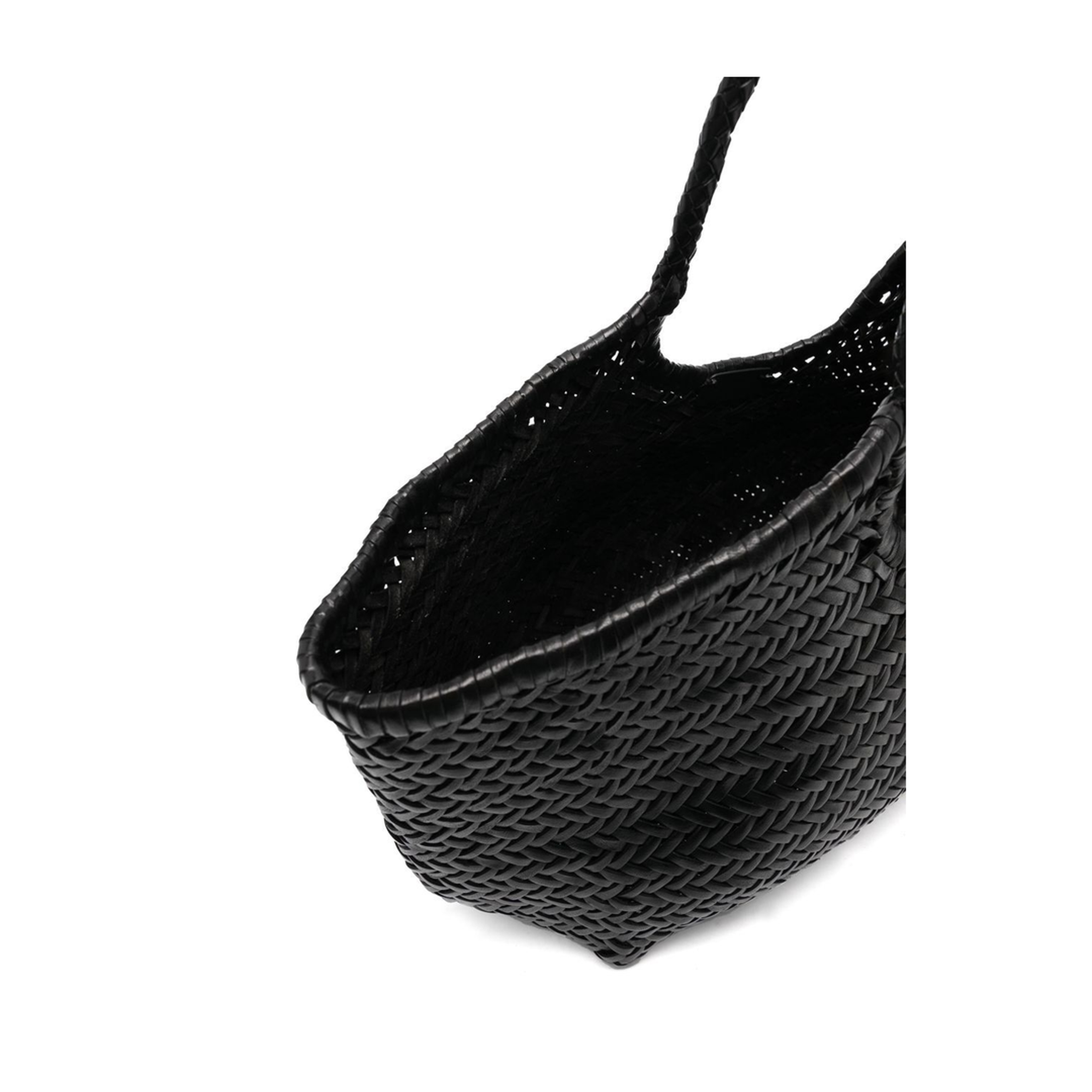 Nantucket Big Buffalo Leather Tote - Black - Image 4