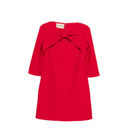 Wool And Silk Mini Dress - Image 1