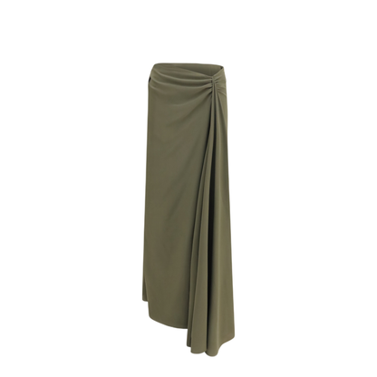 Draped Long Skirt - Image 1