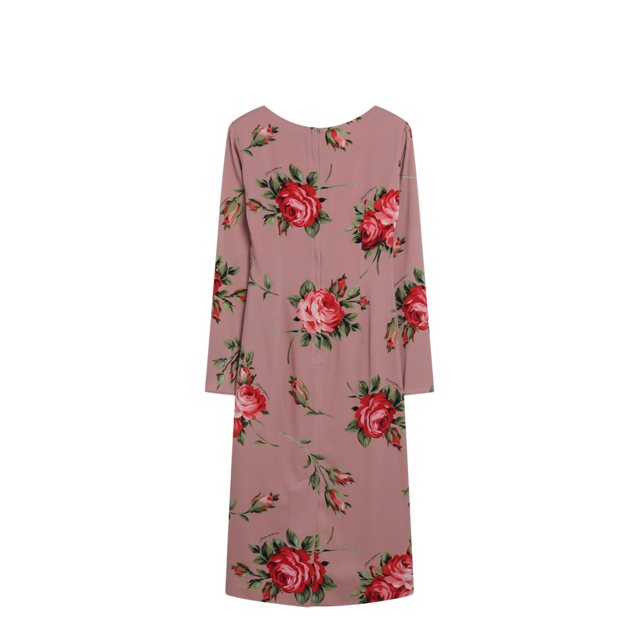 Bouquet Rose Print Sheath Dress - Image 2