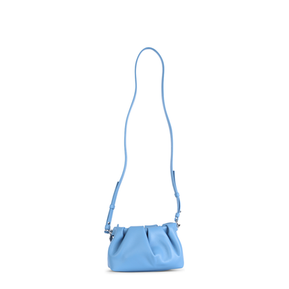 Eva Mini Lamb Nappa Leather Crossbody Bag - Ceruleo - Image 5