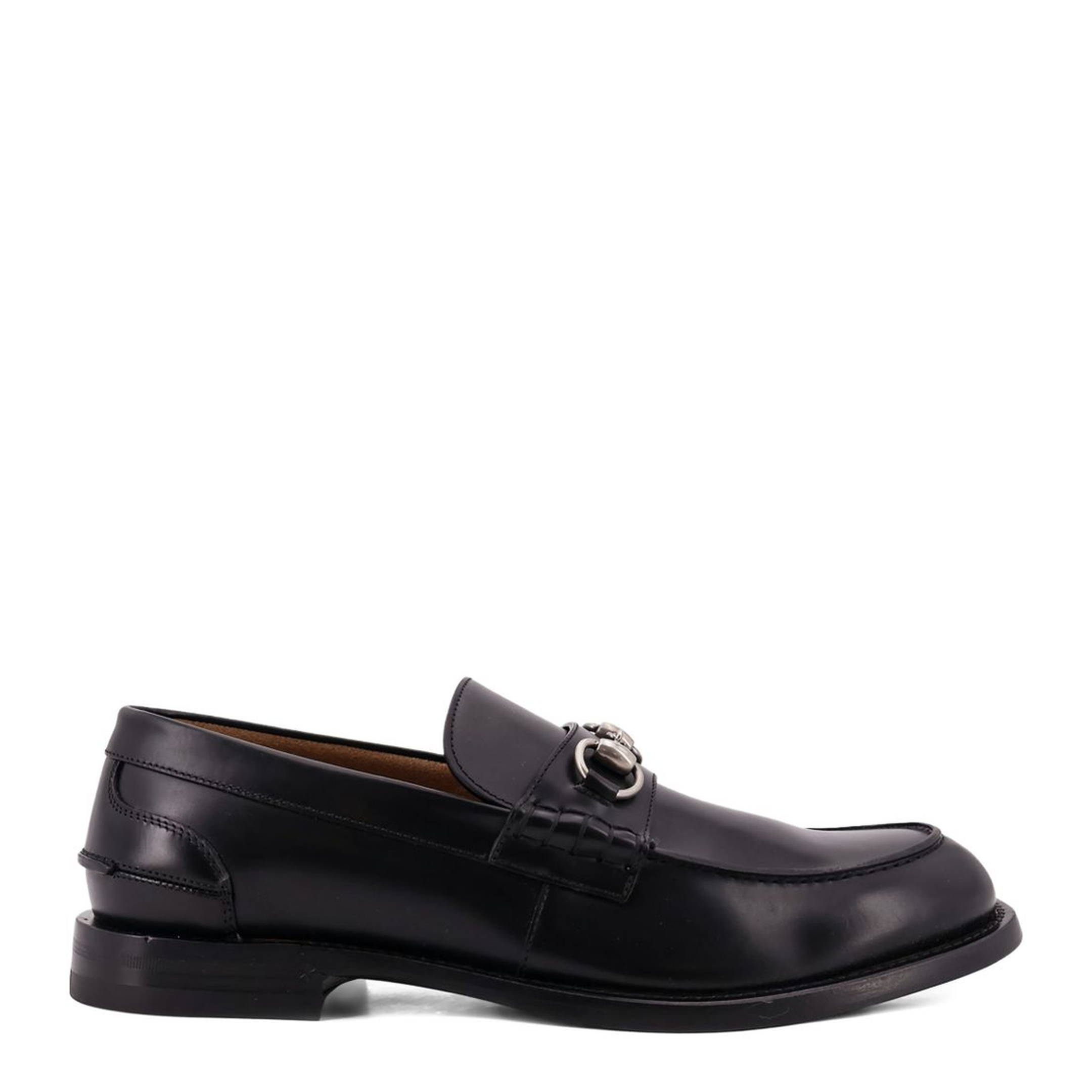 Loafer with Horsebit in Black Leather - Image 1
