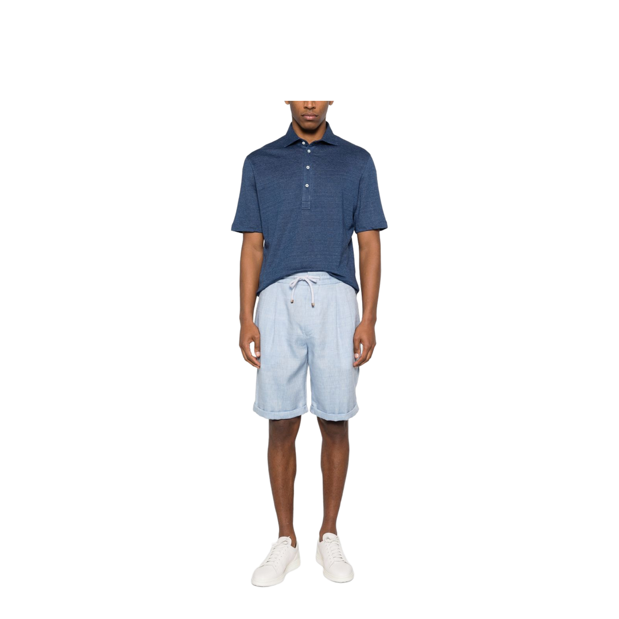 Men's Polo Shirts Blue - Image 2