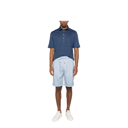 Men's Polo Shirts Blue - Image 2