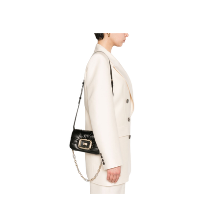 Viv' Choc Mini Bag in leather - Image 3