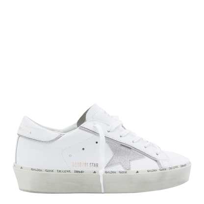 White Leather Sneakers - Image 1