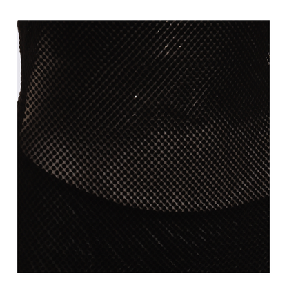 Mesh Dress with Flocked Logo - Image 8