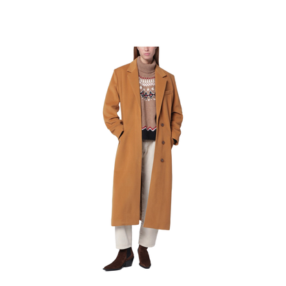 Camel Wool Blend Coat - Image 1