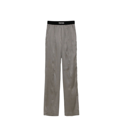 Polka Dot Signature Silk PJ Pants - Image 1