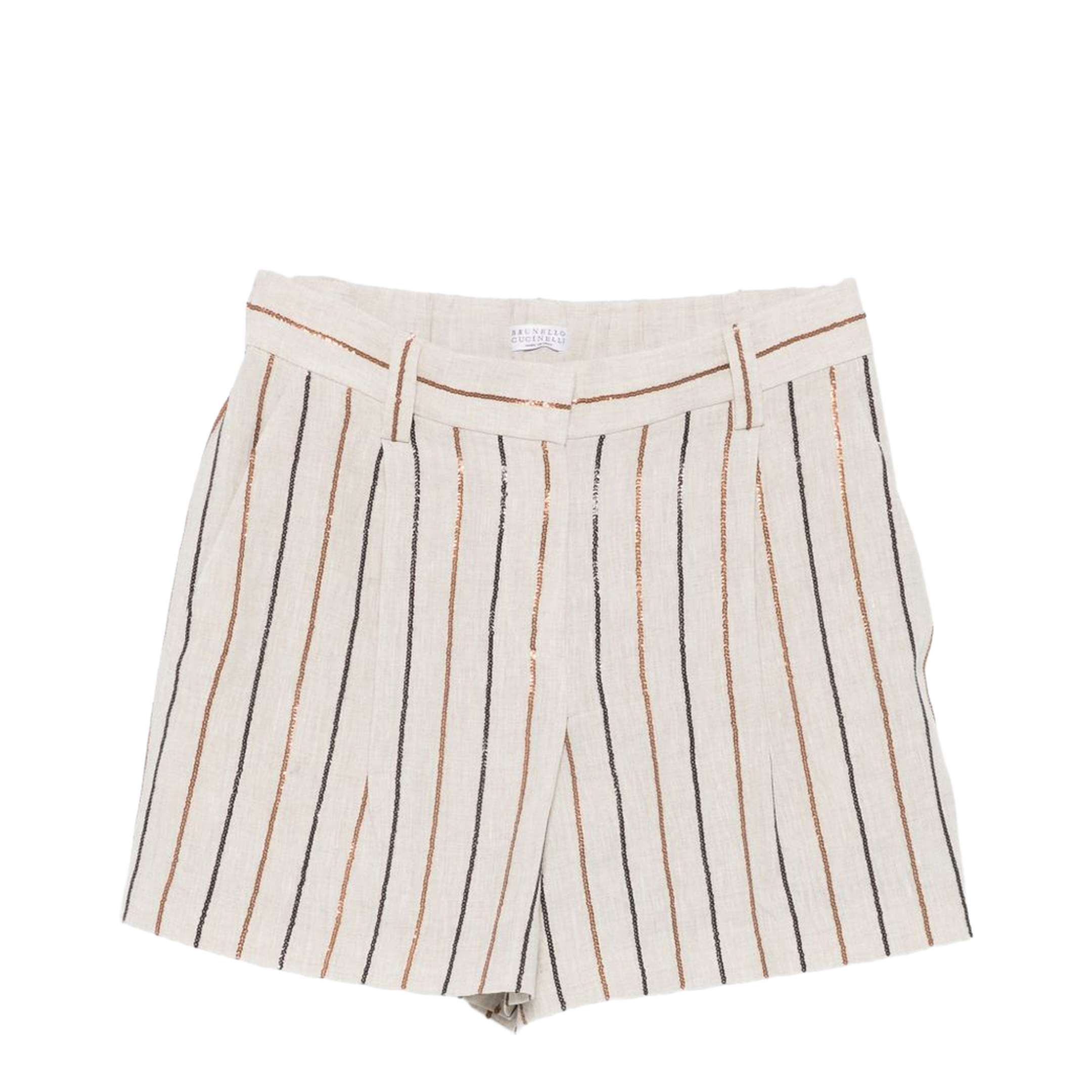 Women's Striped Shorts - Image 1