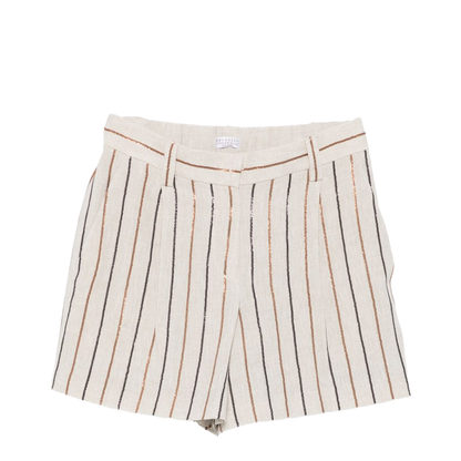 Women's Striped Shorts - Image 1