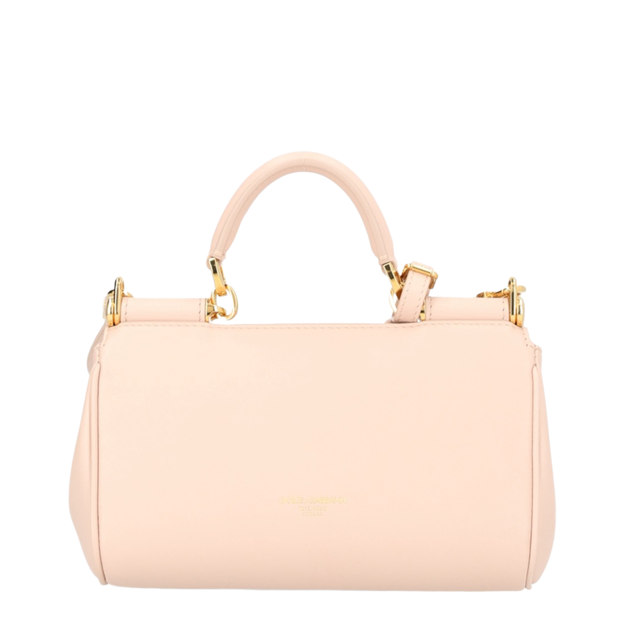 My Sicily Mini Calf Leather Top-Handle Bag - Beige - Image 3
