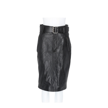 Pencil Skirt With Belt - Image 1