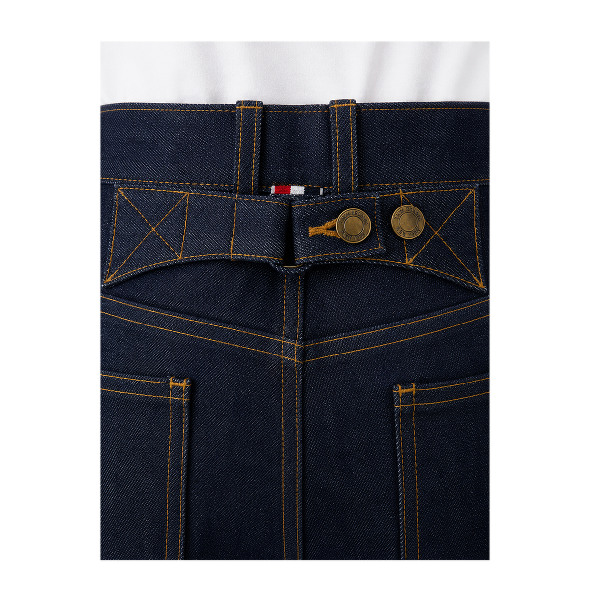 Classic 5 Pocket Denim Pant Navy - Image 2
