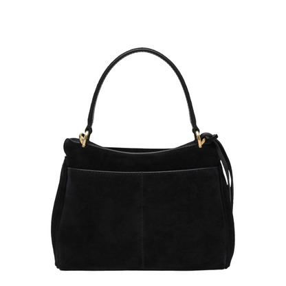 Black Suede Mini Rodeo Handbag - Image 2