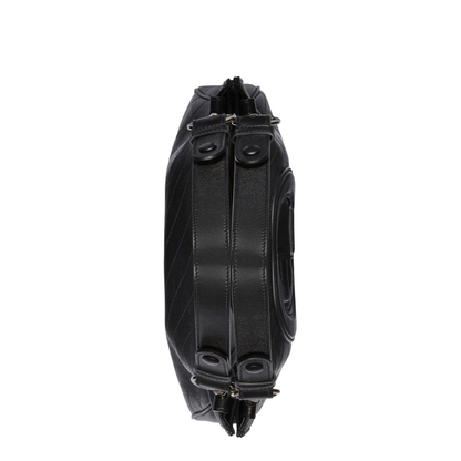 Blondie Medium Leather Shoulder Bag - Black - Image 3