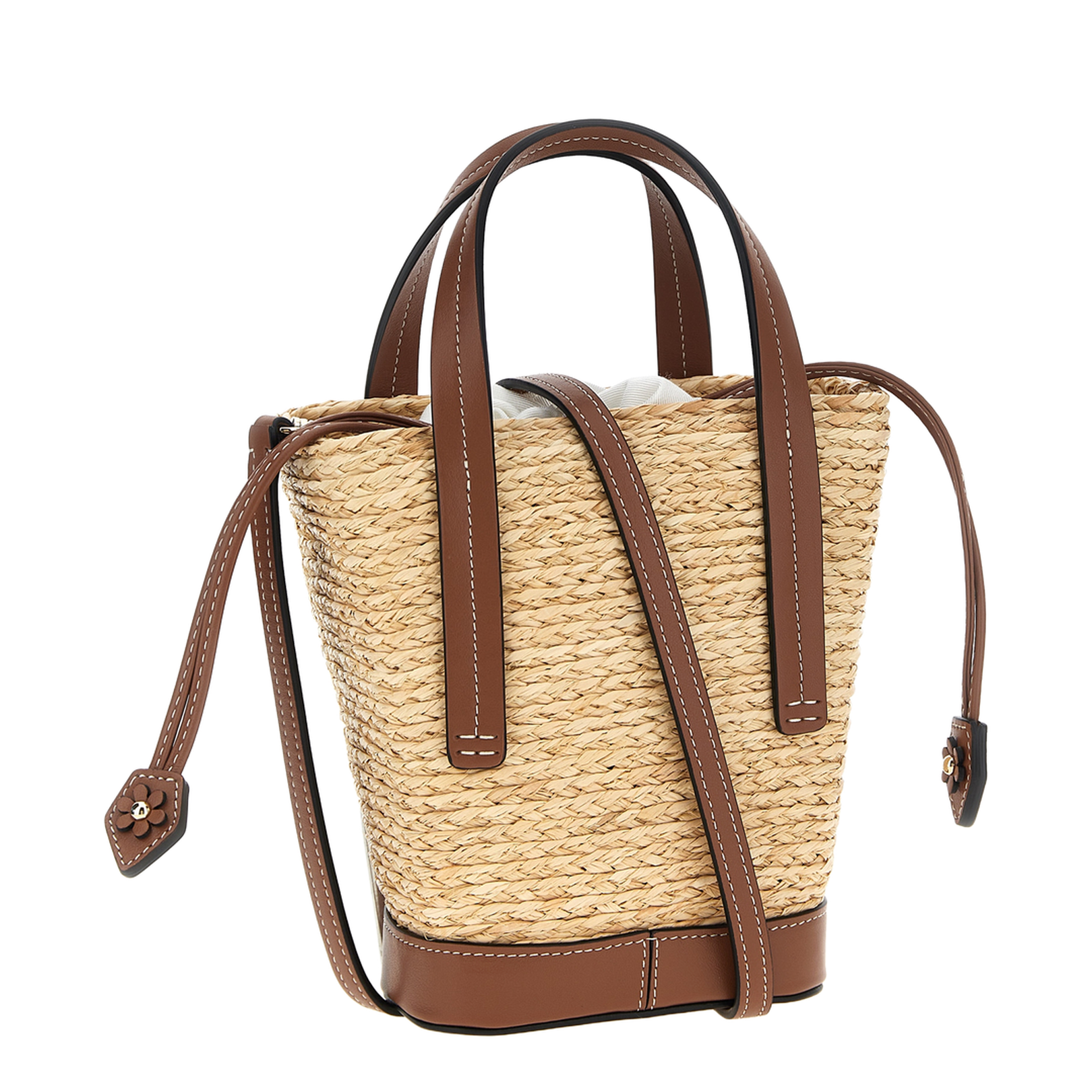 Viv Skate Rafia Bucket Bag - Image 2