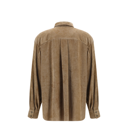 Snap Button Shirt In Cashmere Blend - Image 2