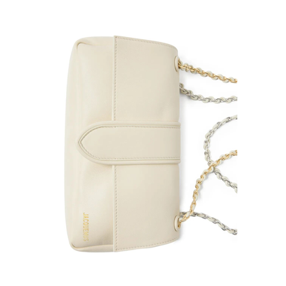 Lamb Leather Shoulder Bag - Black - Image 13
