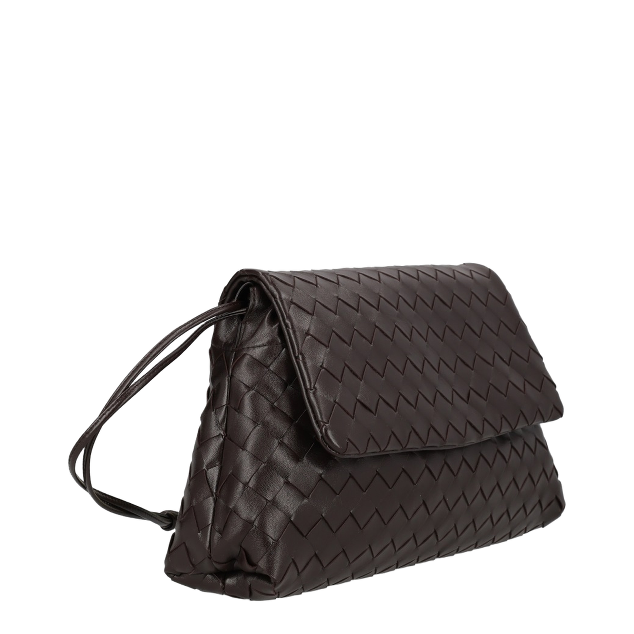 Dustbag Clutch Leather Brown - Image 2