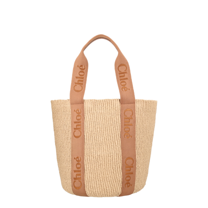Dusty Tan Woody Large Basket Bag - Image 2