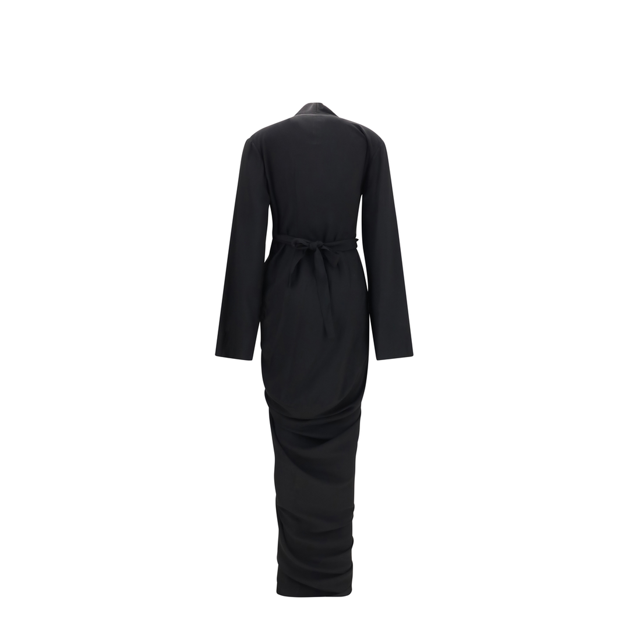 Wrap Draped Long Dress - Image 2
