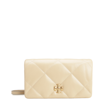 Kira Diamond Quilt Chain Wallet - Image 1