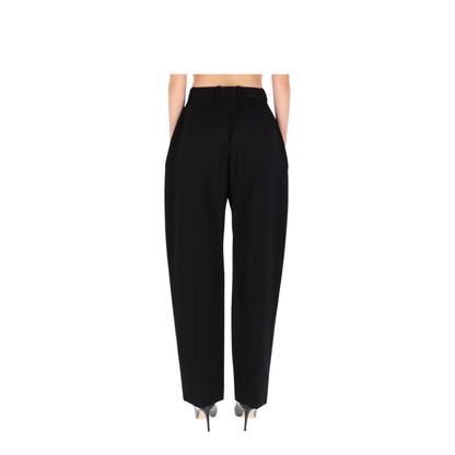 High Waist Wool Trousers - Image 4