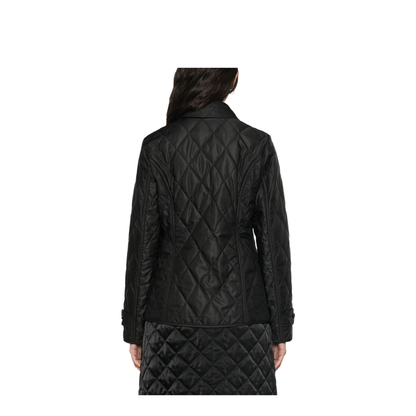 Quilted Jacket In Black - Image 4