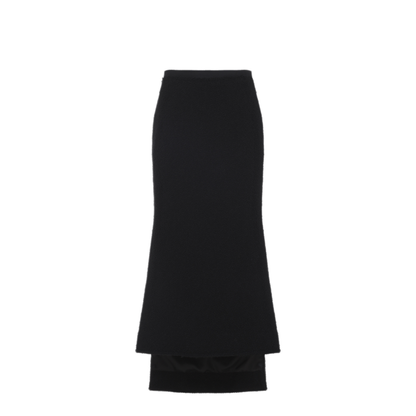 Asymmetric Straight-fit Skirt - Image 1