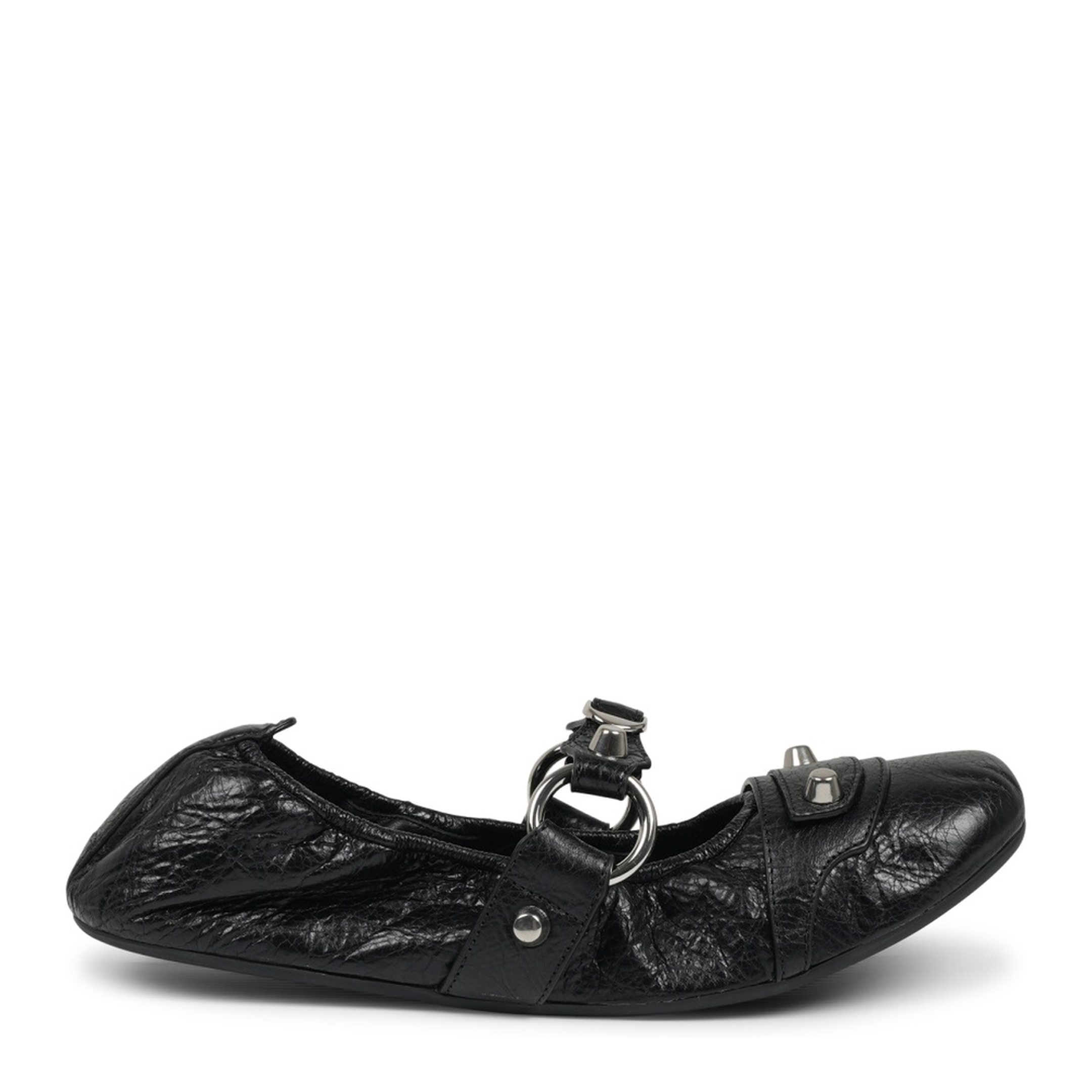 City Ballerina in Black/Silver - Image 1