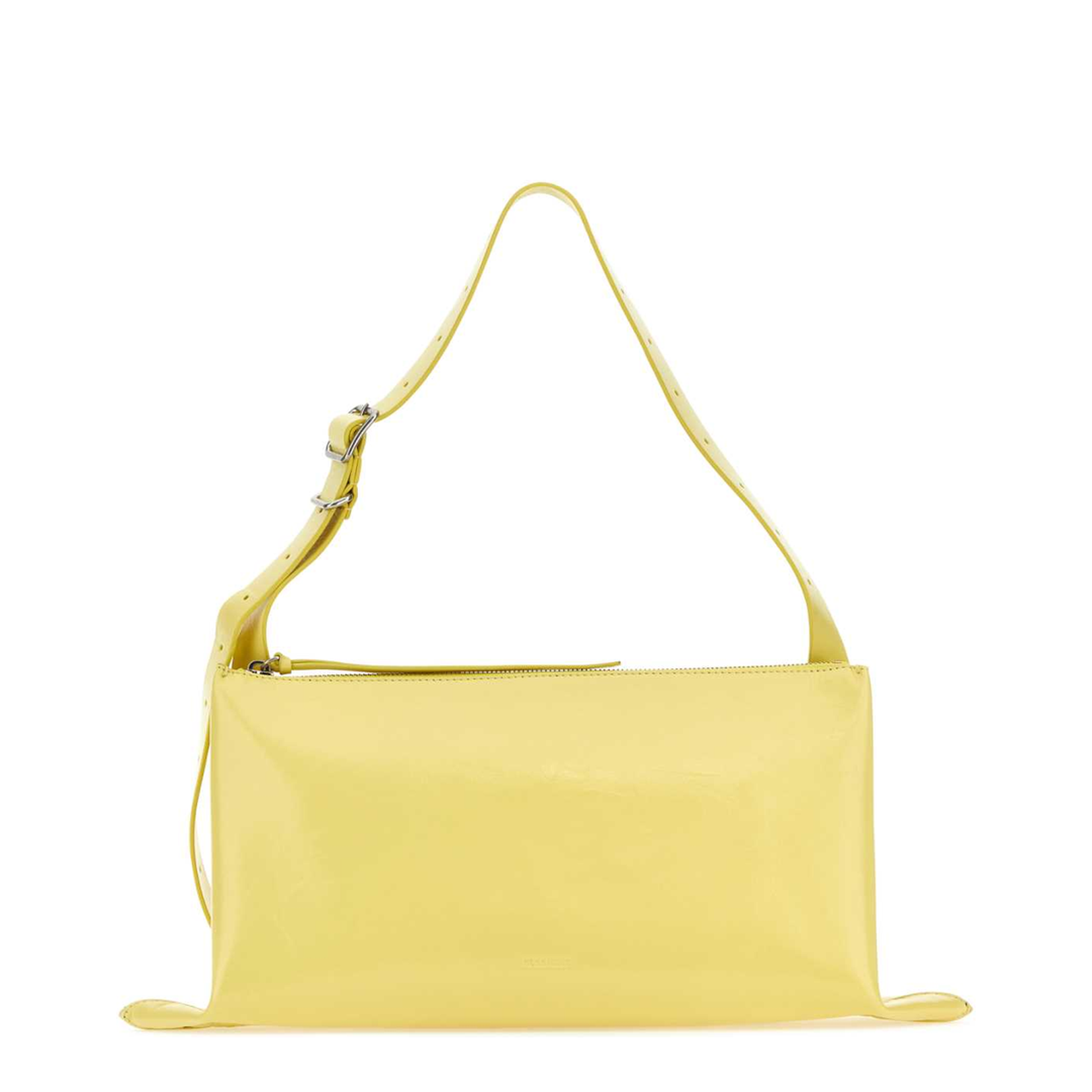 Yellow Leather Shoulder Bag - Image 3