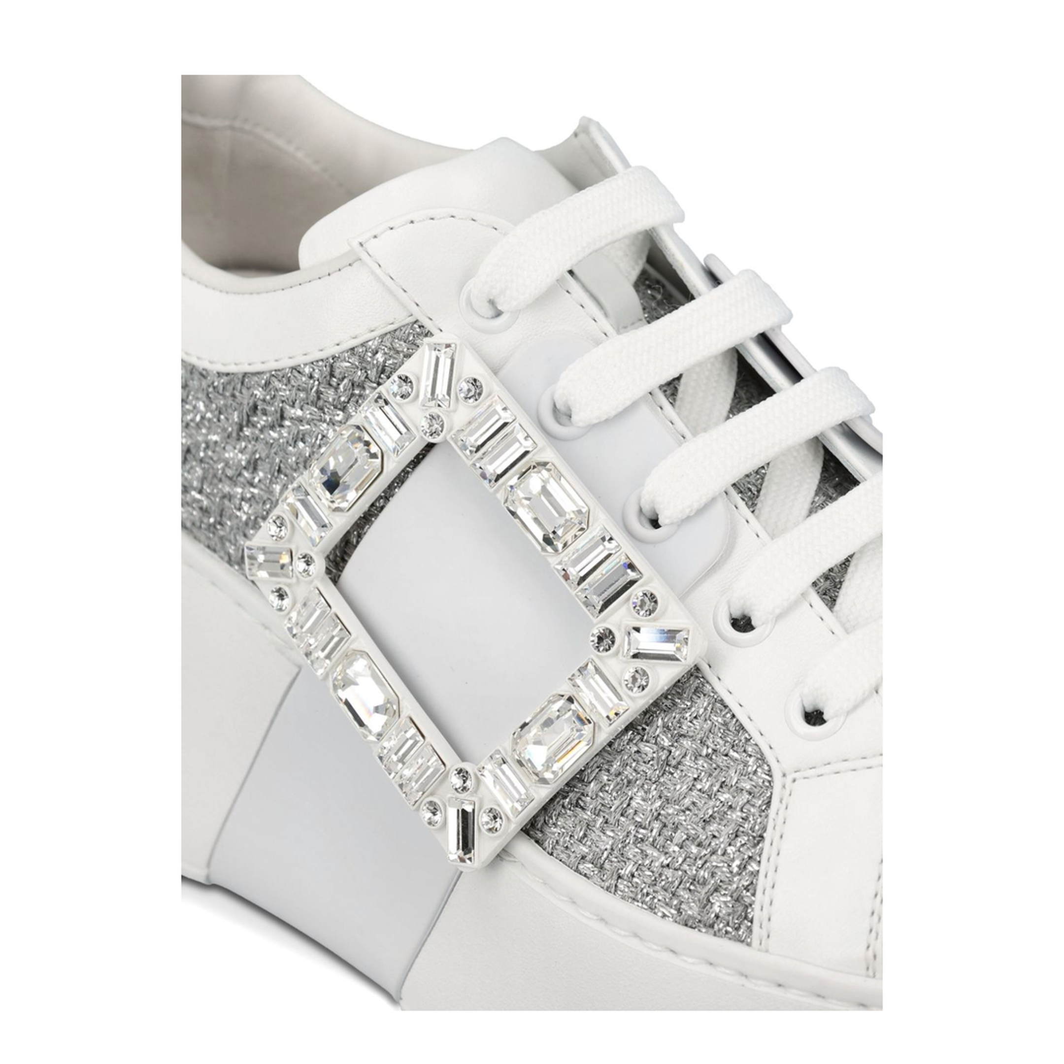 Skate Sneakers in Lurex - Image 4