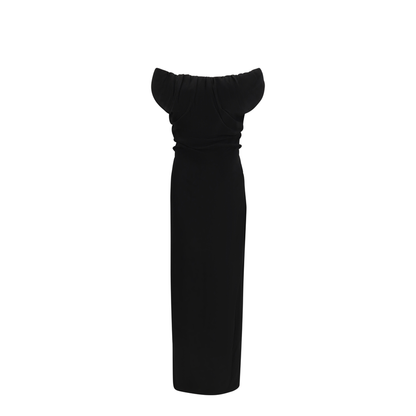 Ginnie Amber Draped Long Dress - Image 1
