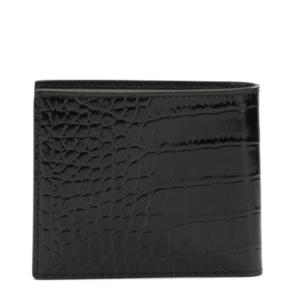 Crocodile-Effect Bi-Fold Wallet - Image 3