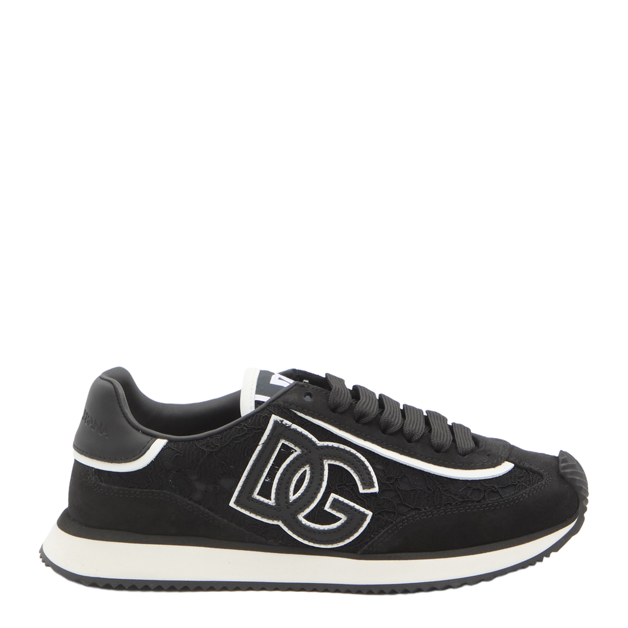 Cushion Sneakers in Calfskin and Fabric - Image 1