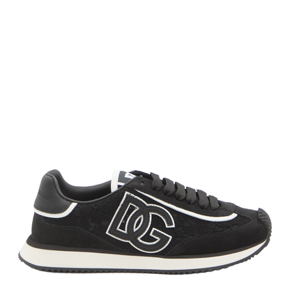 Cushion Sneakers in Calfskin and Fabric - Image 1