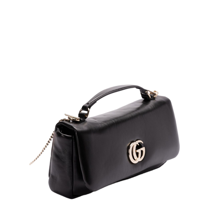 Go Small Leather Shoulder Bag - Black - Image 4