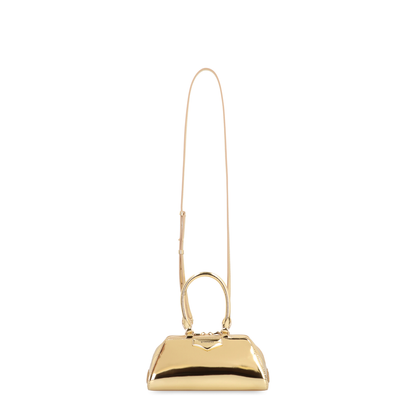 Mini Antigona East-West Bag in Laminated Leather - Image 5