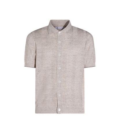 Cream Linen Blend Shirt - Image 2