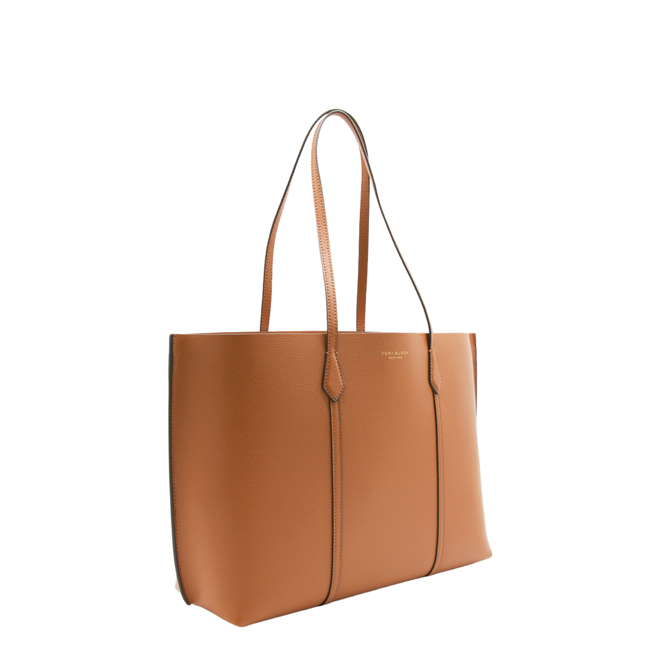 Perry Leather Tote - Autumn Brown - Image 4