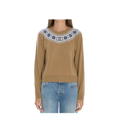 Fair Isle Knitwear Sweater - Image 1
