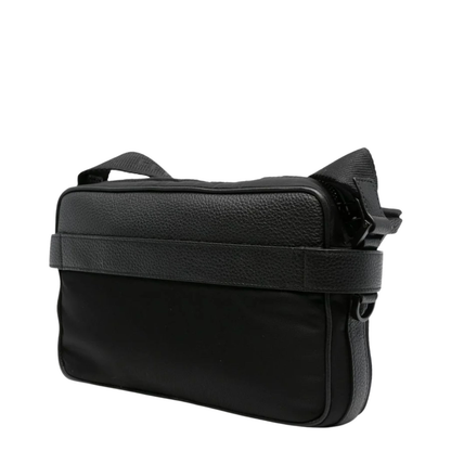 Crossbody Bag with Gancini Buckles Black - Image 2