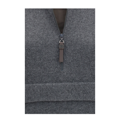 Cashmere Half-Zip Sweater - Image 3