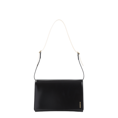 File Small Calf Leather Crossbody Bag - Nero - Image 2