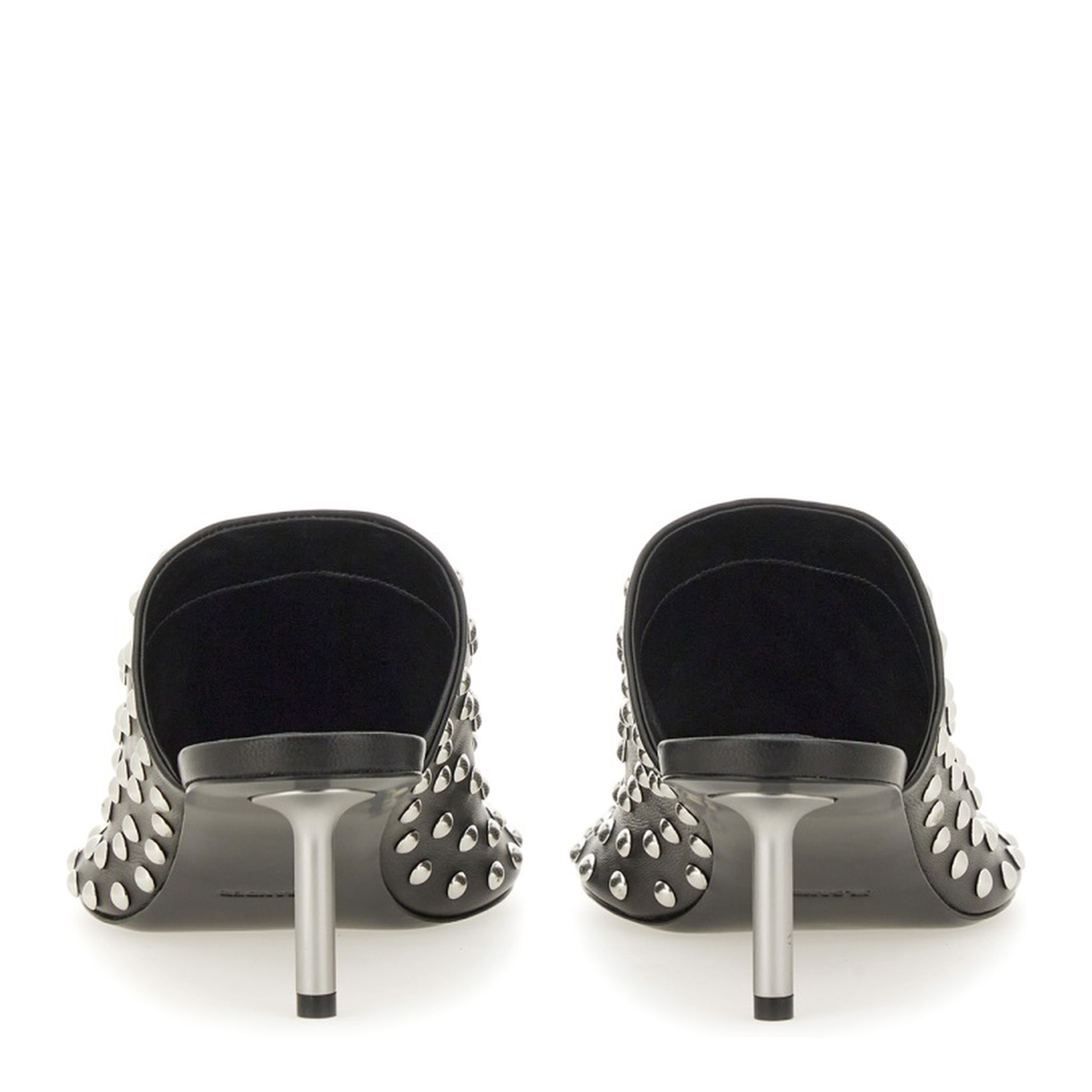 Nappa Leather Mules with Studs - Image 4