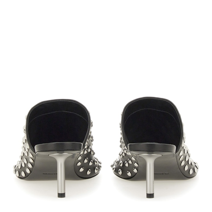 Nappa Leather Mules with Studs - Image 4