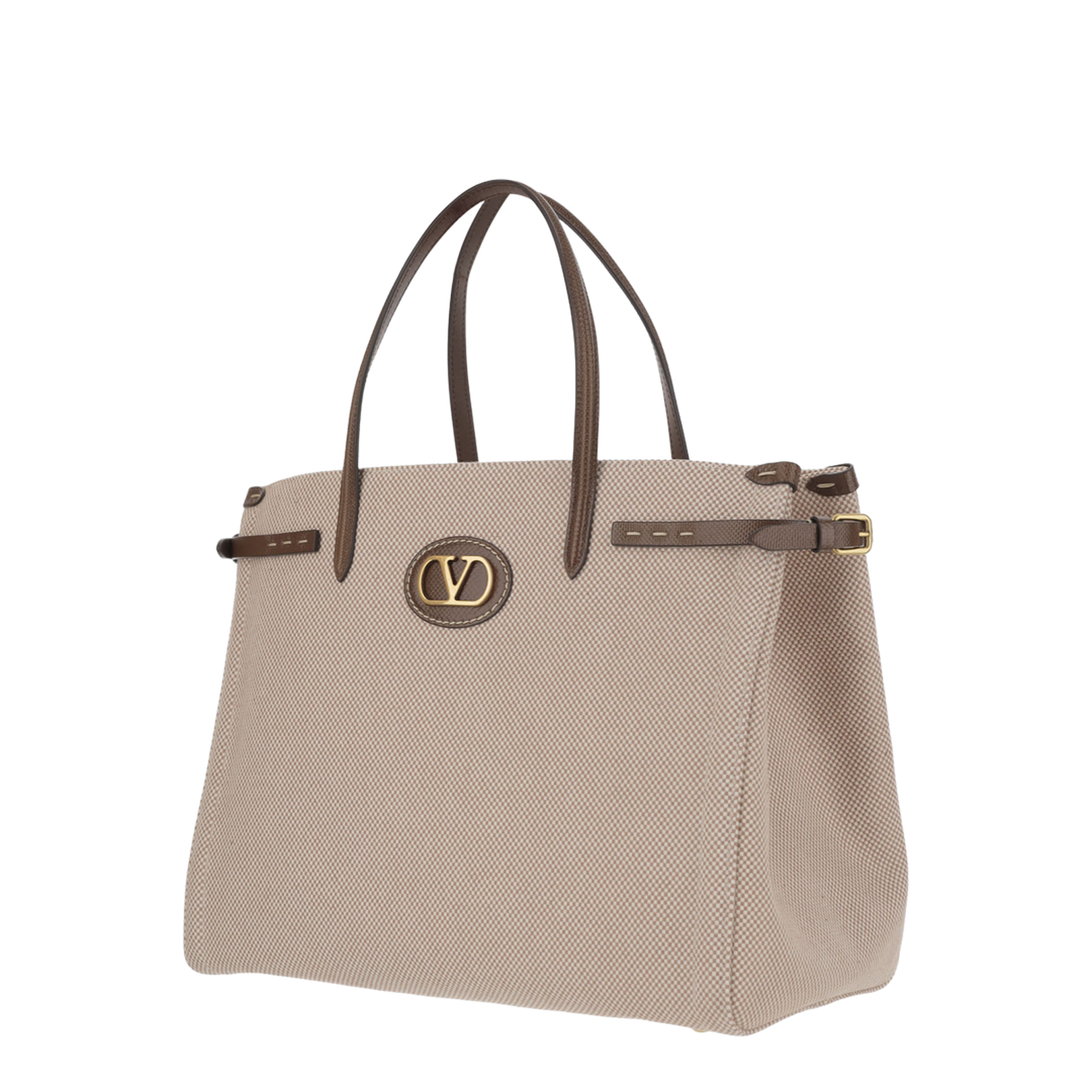 Medium "Antibes" Canvas Shopping Bag - Image 2