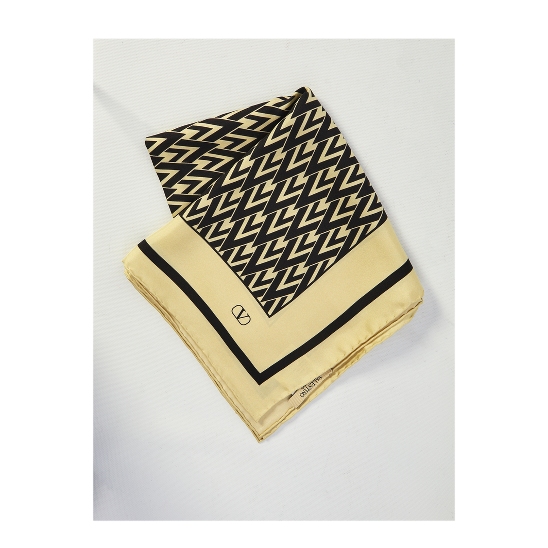 Printed Silk Scarf - Image 1